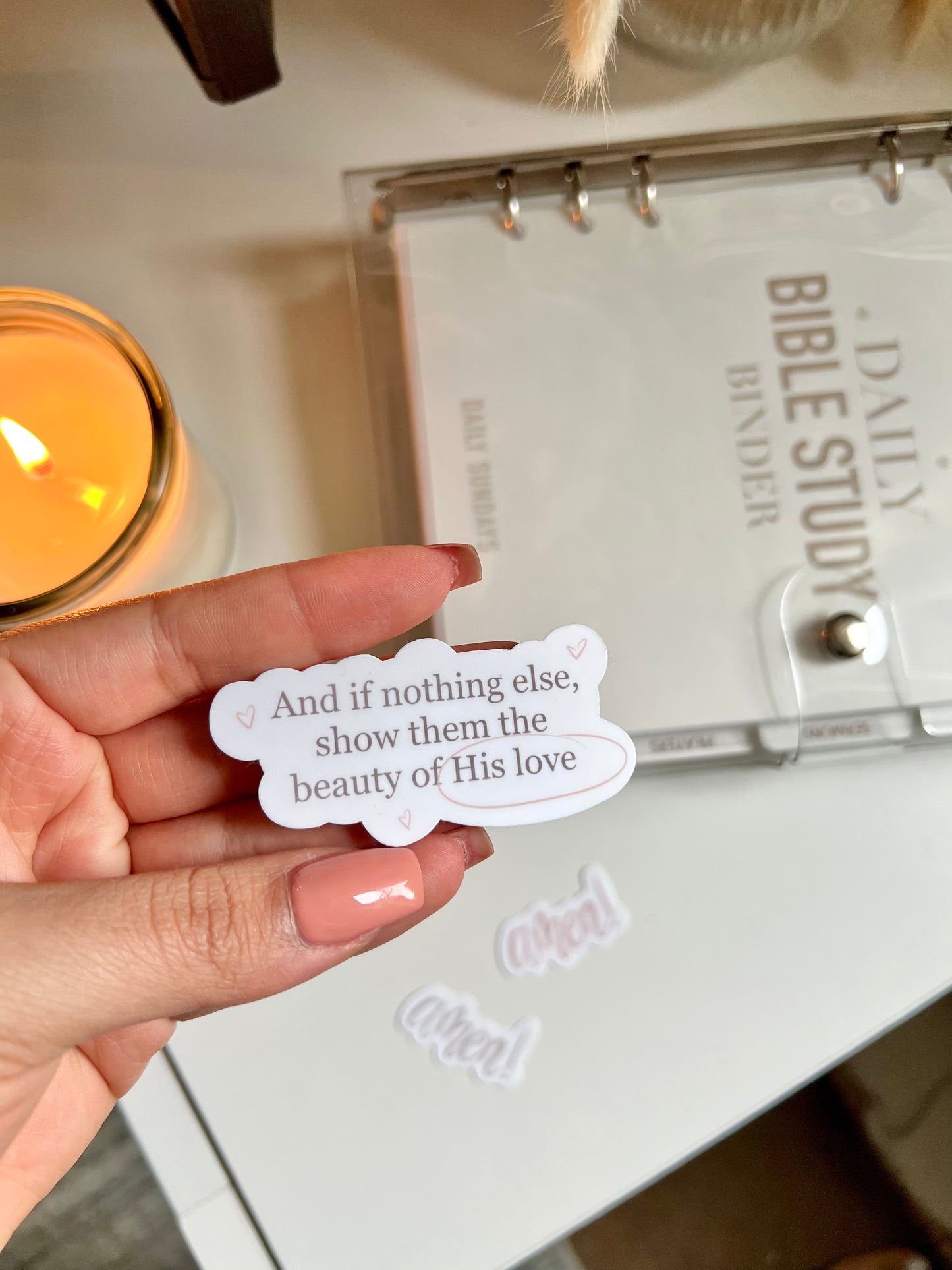 The Beauty of His Love Sticker