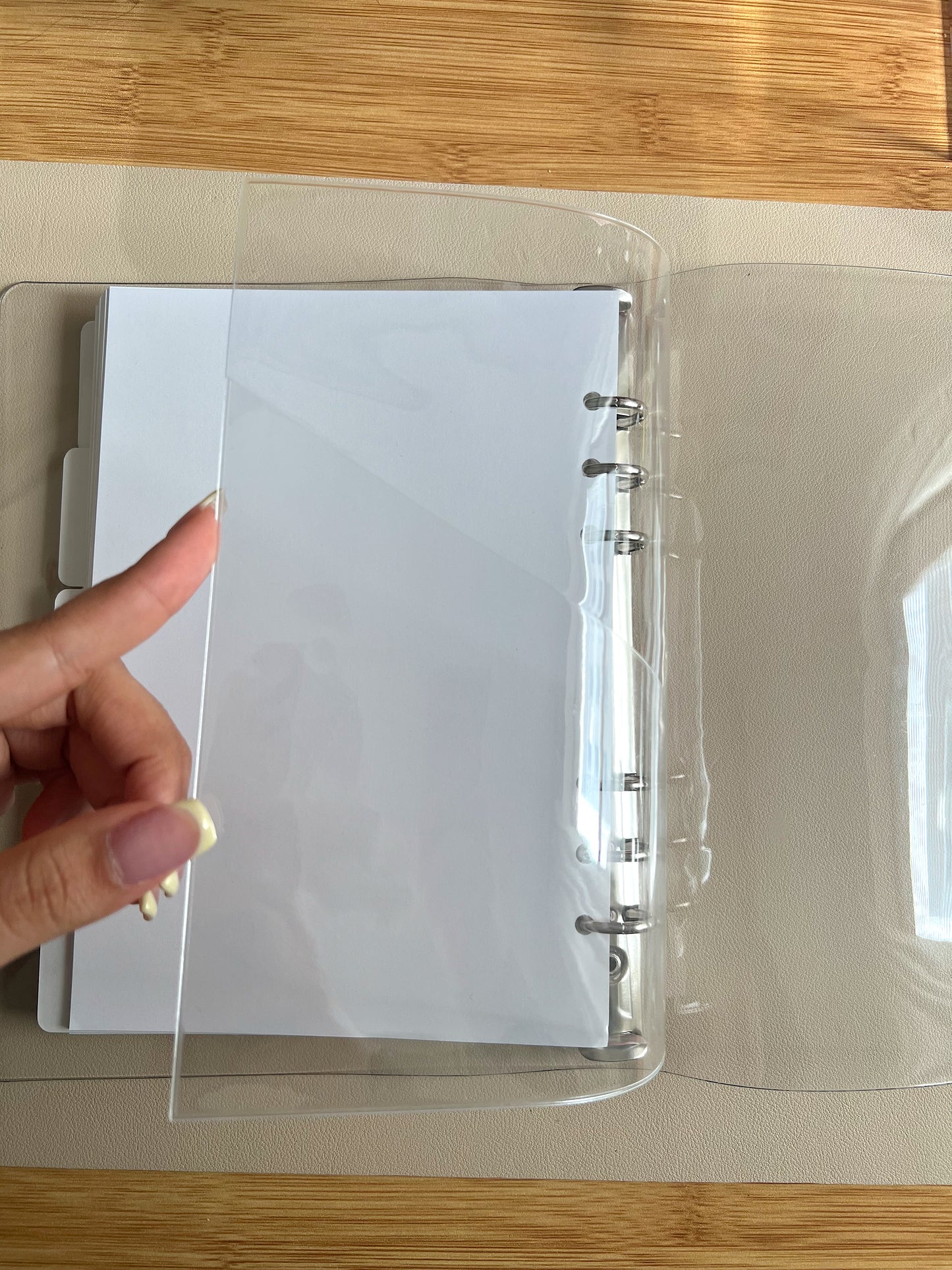 Clear Binder Pocket