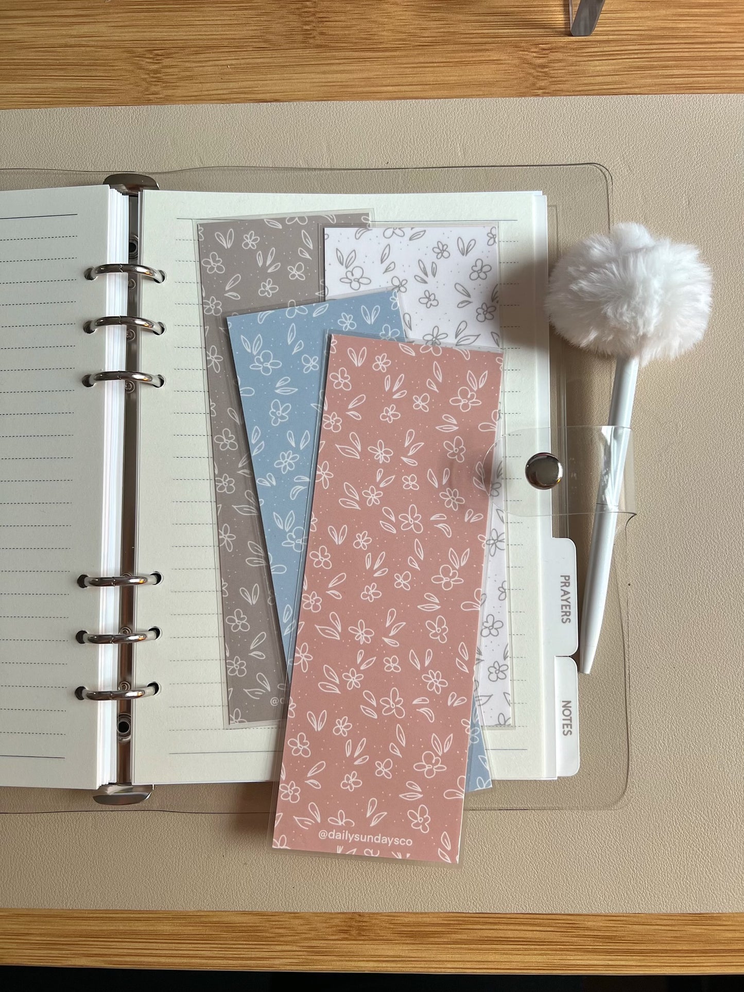 Floral Bookmark Bundle