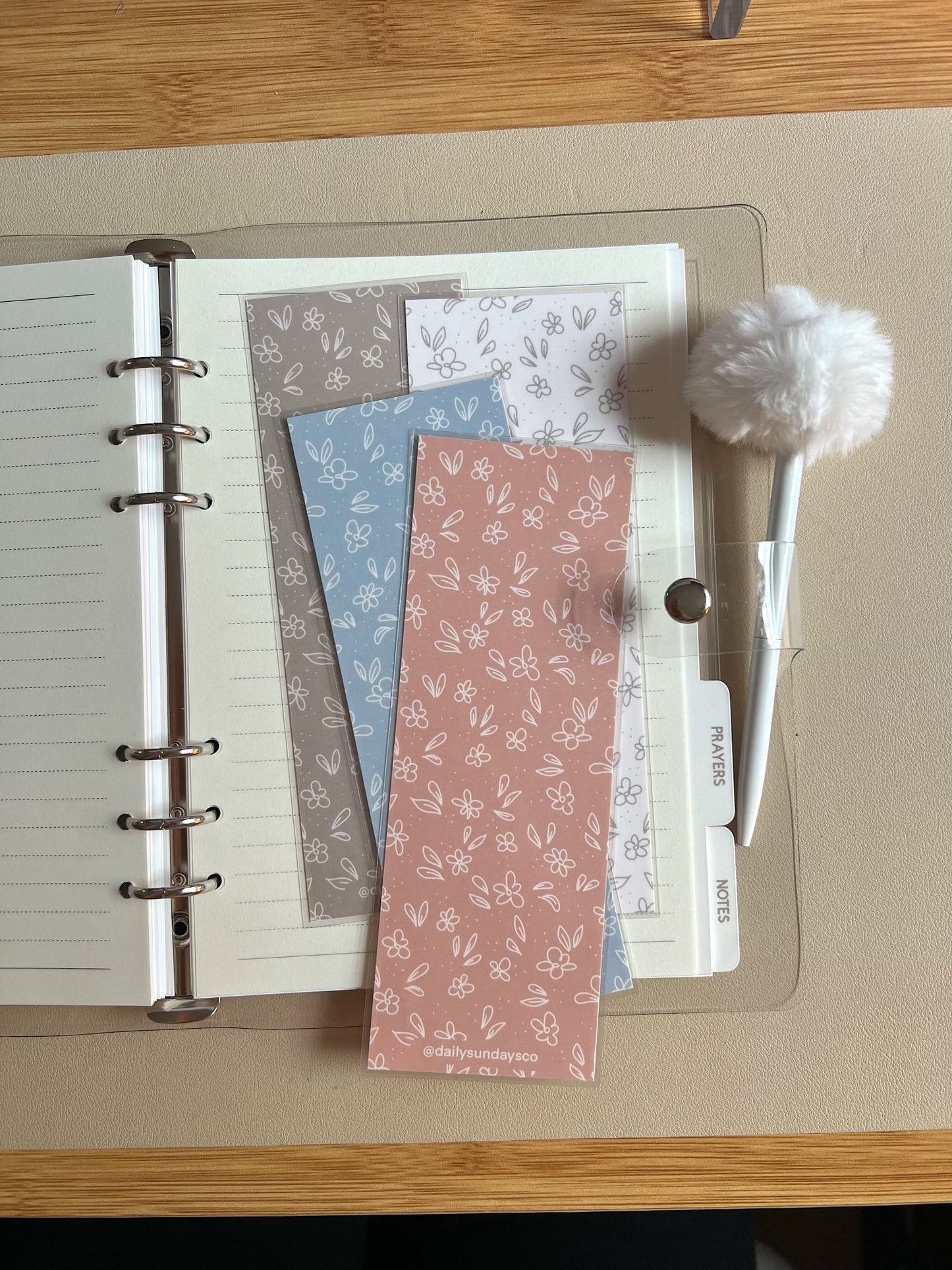 Floral Bookmark Bundle